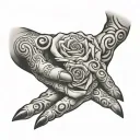 love pain fingers tattoo design idea