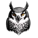 Hedwig tattoo design idea