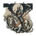 don quixote tattoo design idea