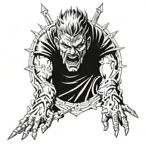 berserk brand  anime tattoo design idea