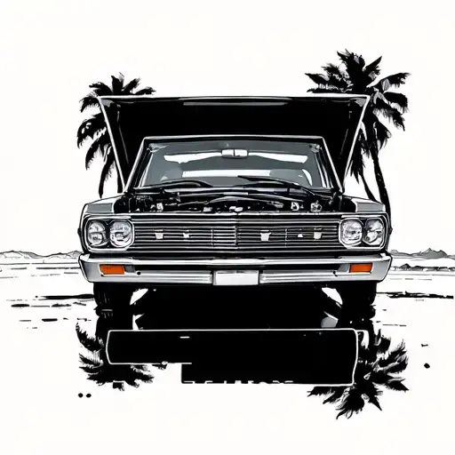 1964 chevy nova tattoo design idea