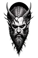 Witcher with leshy tattoo design idea