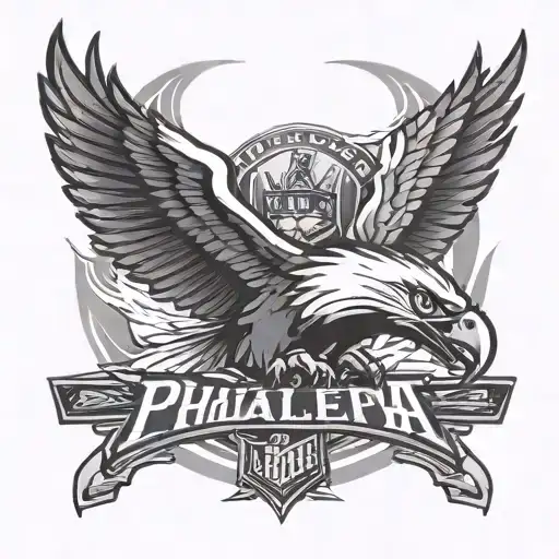 Philadelphia Eagles tattoo design idea