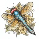 Ethel Cain Sun Bleached Flies   tattoo design idea