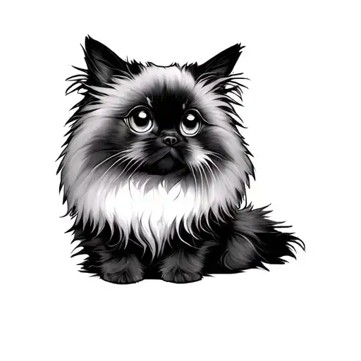 i want a colorfull newschool ragdoll doll as a tattoo design thats looks vibrant tattoo design idea