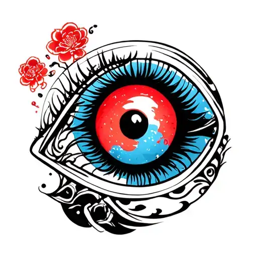 rennigan and sharingan eye tattoo design idea
