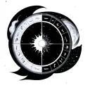 Birth Chart tattoo design idea