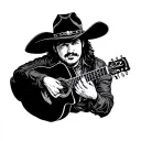 Country Music tattoo design idea