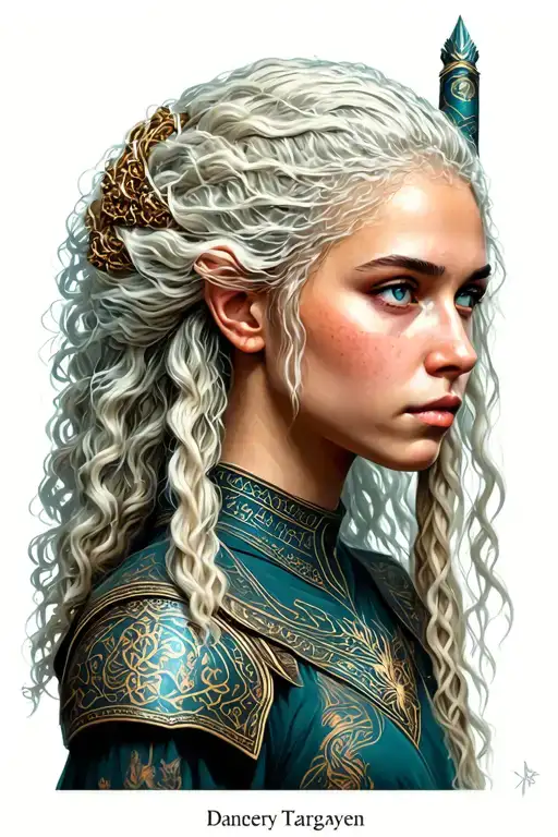 Daenerys targaryen tattoo design idea