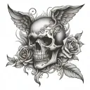 live forever tattoo design idea
