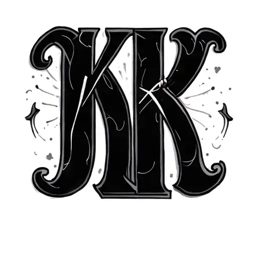 word Kathy tattoo design idea