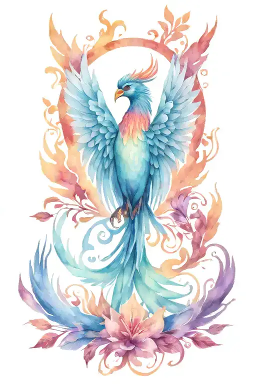 phoenix warrior rising meaningful tattoo design idea