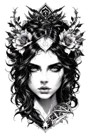 Hel tattoo design idea