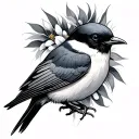 swallow tattoo design idea