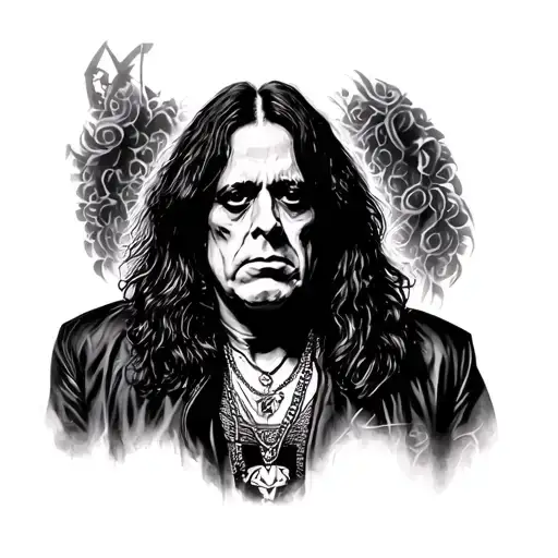 Ozzy Osbourne tattoo design idea