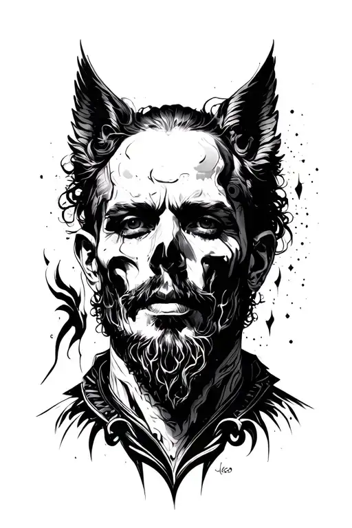 tattoo showing mans greatest creations not fully built tattoo design idea