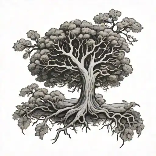Treaty Oak Revival tattoo design idea