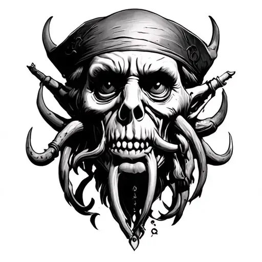 Davy Jones tattoo design idea