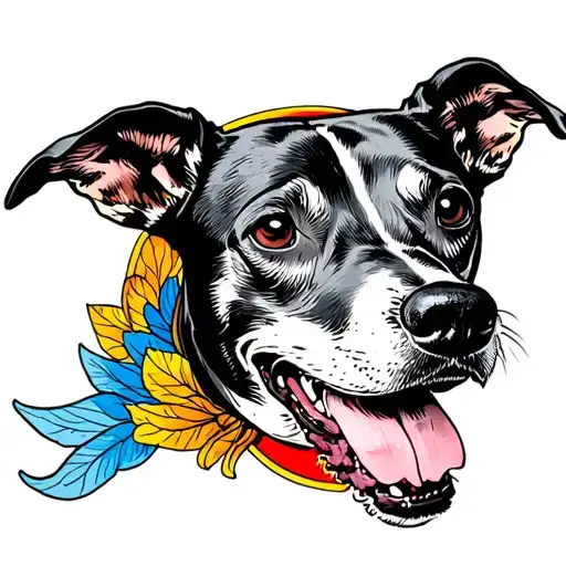 GREYHOUND tattoo design idea