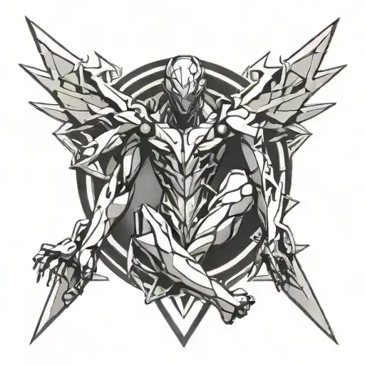 Neon Genesis Evangelion tattoo design idea