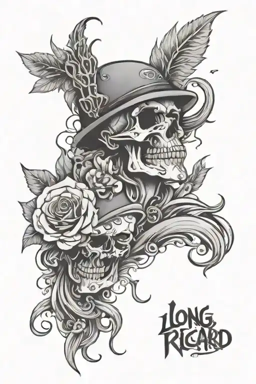 Long Live Ricardo  tattoo design idea