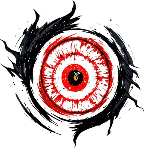 Sharingan of the Uchiha clan tattoo design idea
