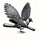 cricket tattoo design idea