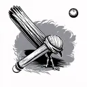 cricket tattoo design idea