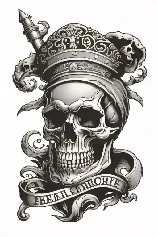 skull with birthdate incorporated 1991 tattoo design idea