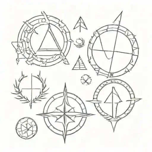 percy jackson symbols tattoo design idea