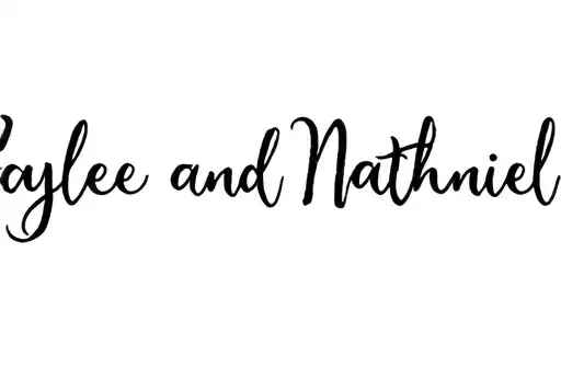 "Kaylee and Nathaniel" tattoo design idea