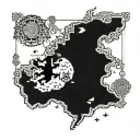 prinse of persia and iran maps tattoo design idea