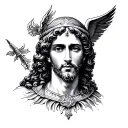 saint raphael tattoo design idea