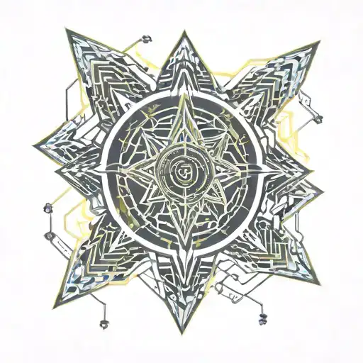 Mandela style tattoo tattoo design idea