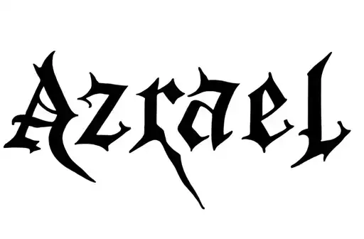 "Azrael" tattoo design idea
