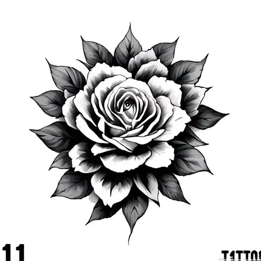1111 tattoo design idea