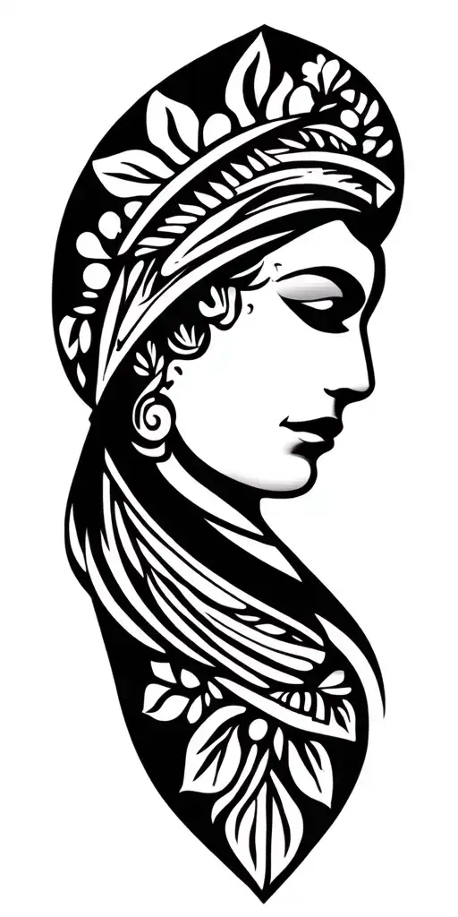 Mexican and Irish cultural blend tattoo design idea