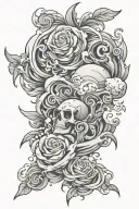 turbulence Ateez tattoo design idea