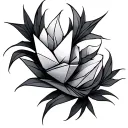 Origami tattoo design idea