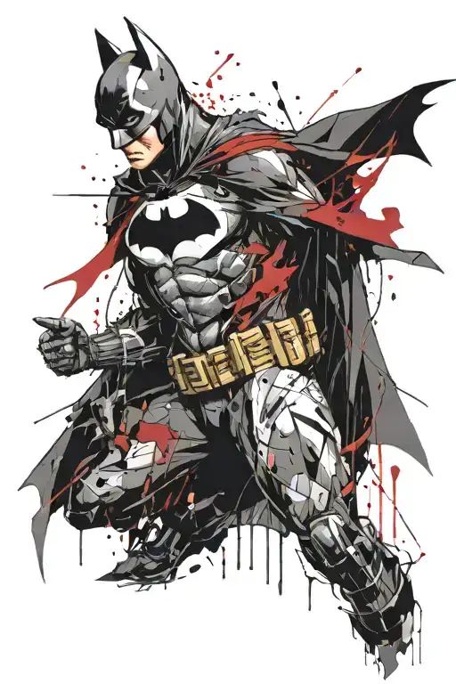 Batman Batman Batman tattoo design idea