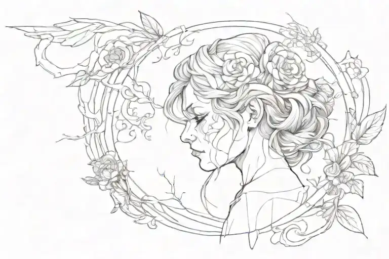 what meant for you in life will nevr pass you by  tattoo design idea