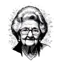 Grandma Memorial tattoo design idea