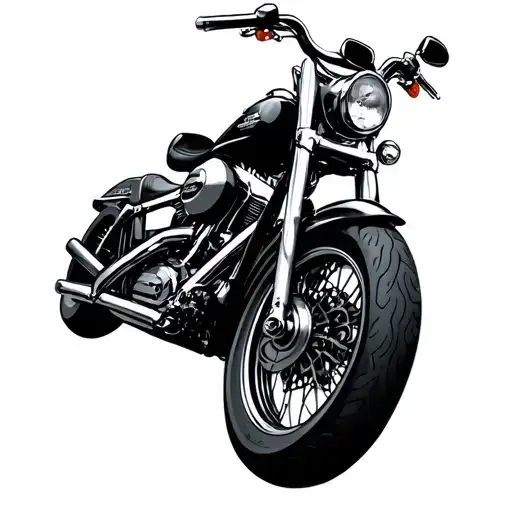 harley-davidson tattoo design idea