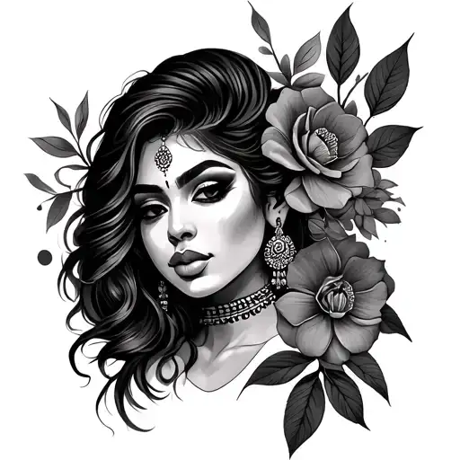 chola tattoo for women tattoo design idea