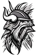 Minnesota Vikings tribal tattoo design idea