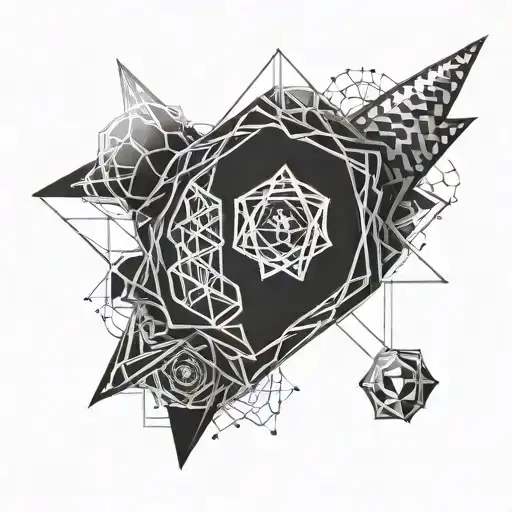 Pentagon  tattoo design idea