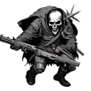 undead solders tattoo design idea