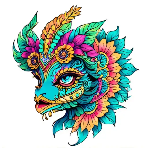 Alebrije tattoo design idea