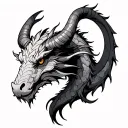 Taurus Dragon tattoo design idea