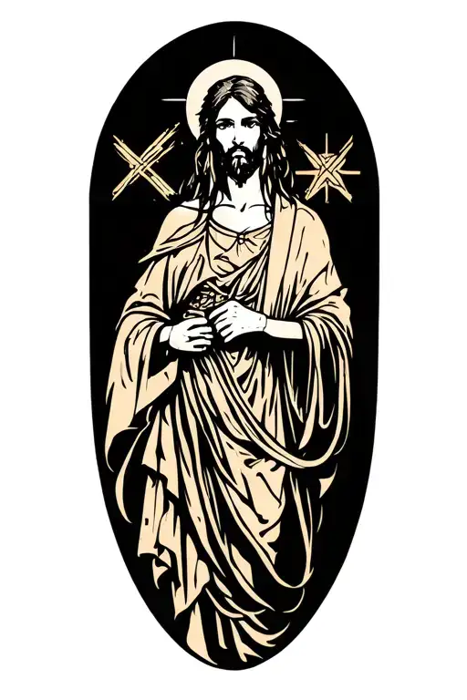 biblical tattoo design idea